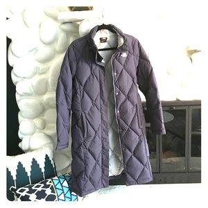 North Face 550 puffer coat w/ removable hood